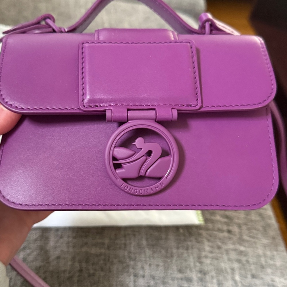 Longchamp Purple Crossbody Bag - Picture 2 of 9